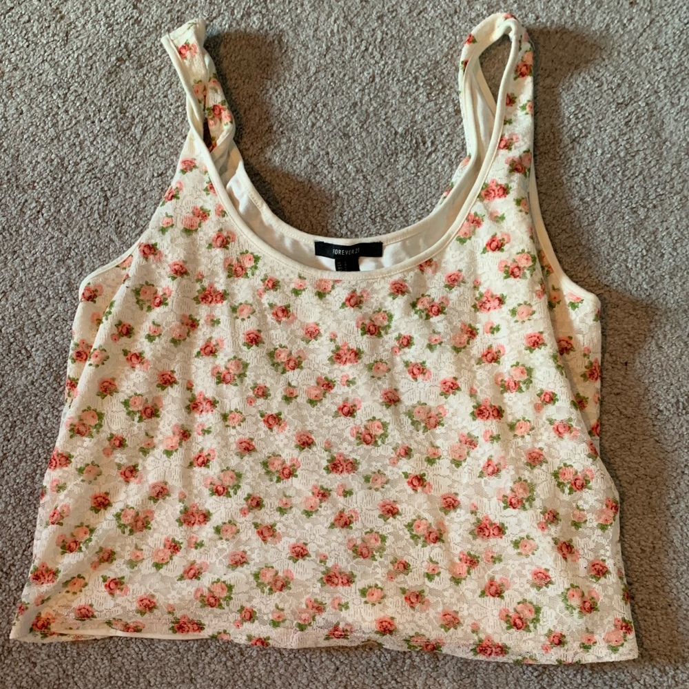 Floral Crop Top